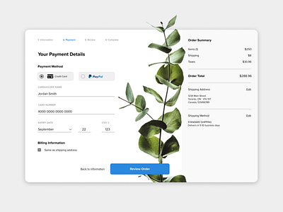 Checkout Page 100daychallenge checkout dailyui design payment