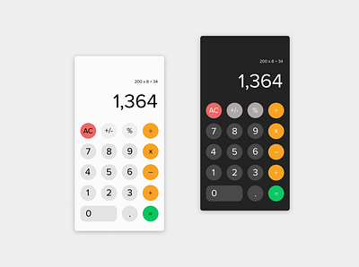 Calculator 100daychallenge dailyui design