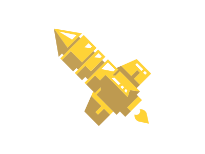 DevOps Samus' Missile clean geometric illustration metroid minimal missile monochromatic simple yellow