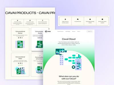 Cavai - Fun Corporate Website UI/UX Design