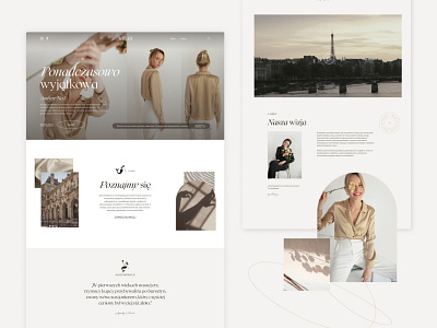 Ambery - Luxury UI/UX E-Commerce Website Design beige brand business e commerce elegant feminine luxury minimalistic modern silk ui ux webdesign website