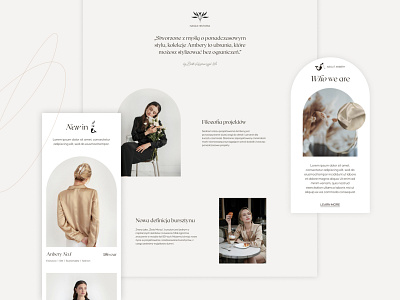 Ambery - Luxury UI/UX E-Commerce Website Design