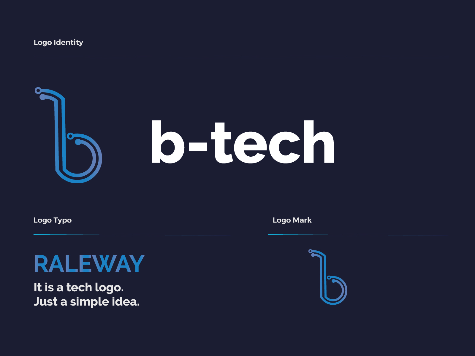 B-tech Logo By Sourav Kundu On Dribbble