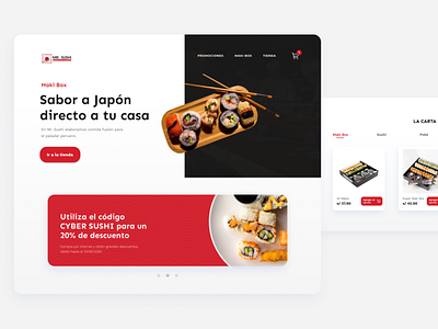 Mr Sushi - Web Redesign