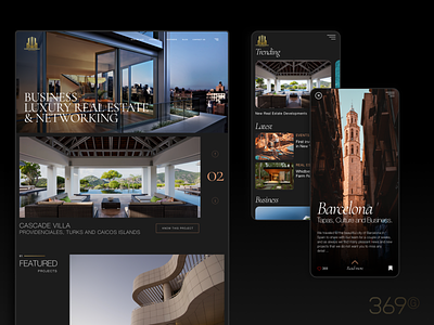 Luxury Real Estate Web Design app branding design illustration interface logo ui ux web web design