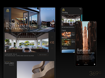Luxury Real Estate Web Design app branding design illustration interface logo ui ux web web design