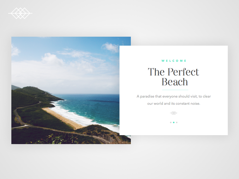 Day 008 | The Perfect Beach UI Card