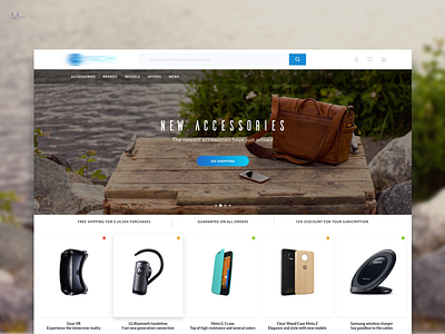 Ecommerce Redesign app blue design gradient interface product ui ux web web design