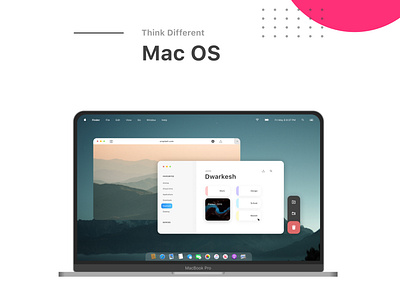 MacOS Concept app apple apple design art branding design illustrator macbook macos minimal ui ux web