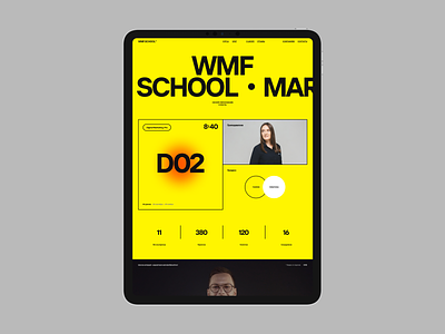 Wemakefab School - дизайн-концепция сайта awwwards black corporate design digital school ui ux web design webdesign website website design yellow