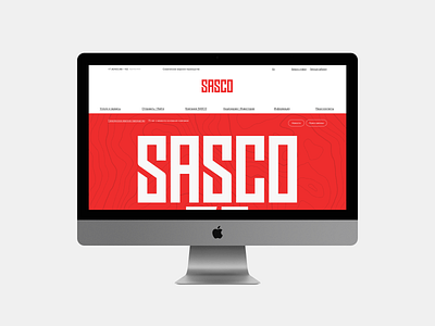 SASCO - дизайн-концепция сайта corporate corporate design digital red ui ux web web design webdesign website website design