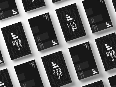 Henry Collins | Brand Identity | Business Card branding business card print design