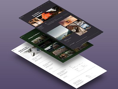 Bed & Breakfast Website Template Kit design ui ui design ux vector web