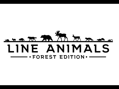 10 Animal Line Illustrations