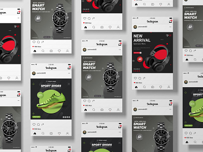 E-Commerce Products Social Media post Templates