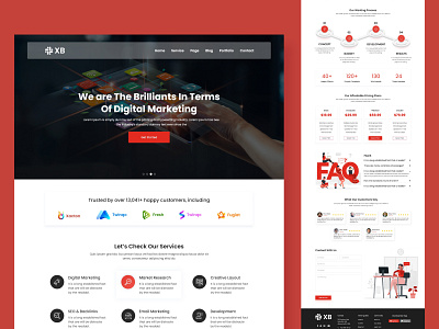 Digital Agency Homepage Design