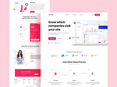 Saas Landing Page Design