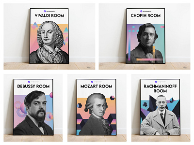 Room Signs (2021) collage music posters product design