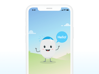 Meet wheezo! app branding design illustration minimal vector