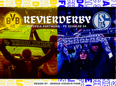 Revierderby bundesliga design revierderby soccer