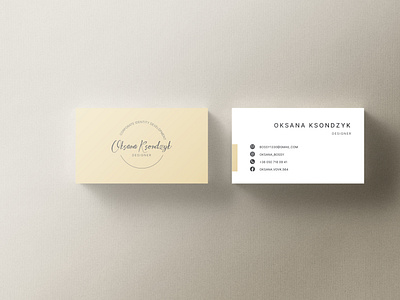 Design business card mock up