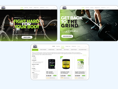 Gym Supplement Online Store