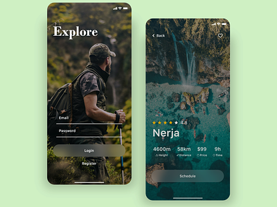 Travel app concept ✈️