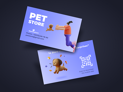 Branding - Pet Store Business Card