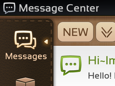 Interface Message gui hd interface message ui