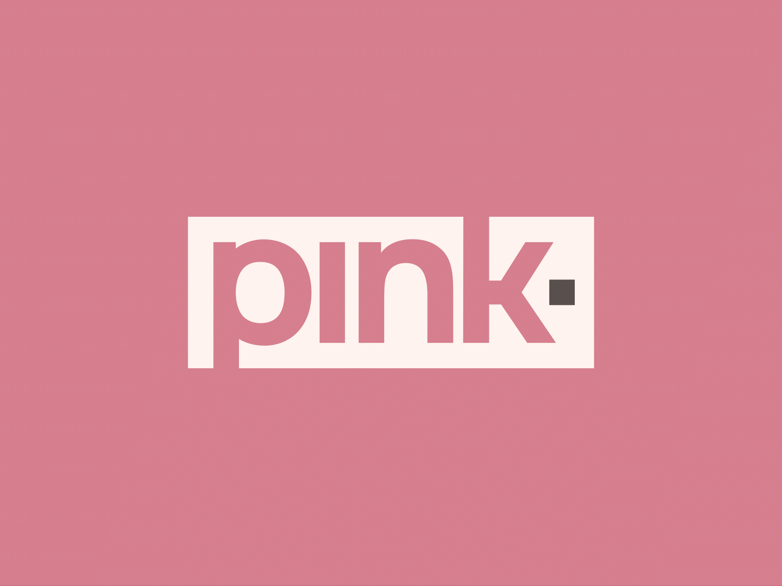brand identity | pink. brand identity branding flat icon logo logo design logotype minimal