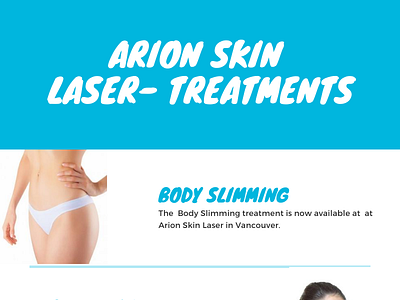 Arion Skin Laser Treatments Vancouver app body slimming body slimming skin removal skin removal tattoo removal