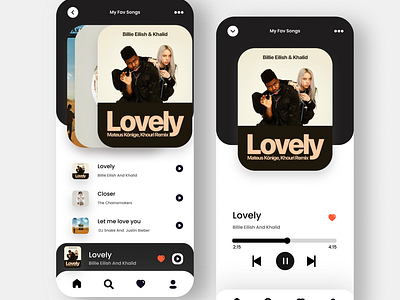 Music player ui