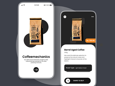 Coffemechamics app ui appdesign appui appuiux brand identity branding coffebean coffee concept design ui ui designer uidesign user experience ux uxdesign