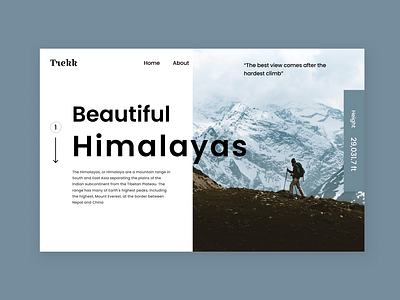 Trekking Website Design