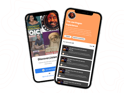 Podcast App Design