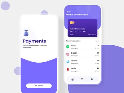 Transaction Tracker branding creditcard design payments transcations ui uidesign uiux uxdesign