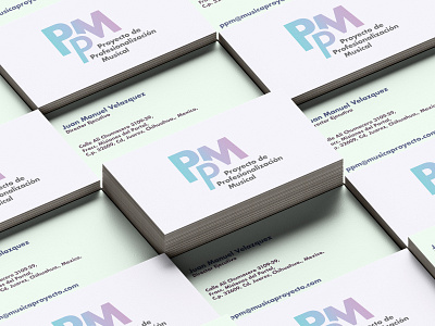 PPM Business Card business card design logo typography