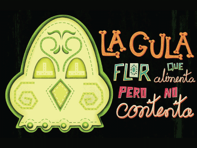 Gula avaricia dead festive illustration muertos poster skull spanish typography