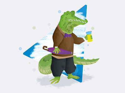 Croco animal color croc crocodile design graphicdesign illustration test texture