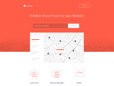 LocaPin Landing Page