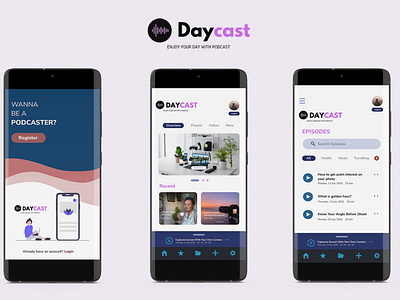 Aplikasi Daycast - Podcast