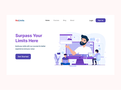 Landing Page Website - NoLimits