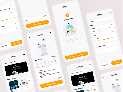 Amazon Redesign Apps buyingapps design designjam dribbbleindonesia ecommerceapps illustration logo onlineshopapps shoppingapps ui uidesign uiux use userinterfacedesign uxdesign