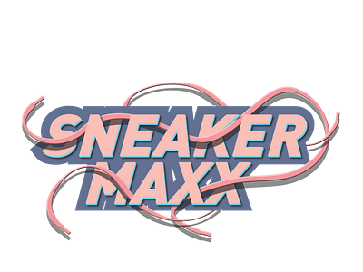 SneakerMaxx Logo logo typography vector