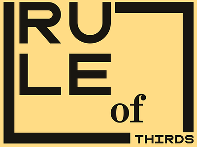 Rule of Thirds