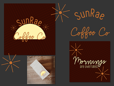 SunRae Coffee Co brand design brand identity branding design logo typography vector visual identity visual identity design