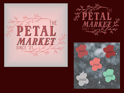 Petal Market Logo and Brand Palette