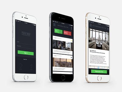 Trumpapp app realestate reservation trump
