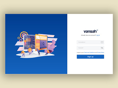 sign up and log in and forget password page design branding design flat graphic design illustration minimal ui ux web website