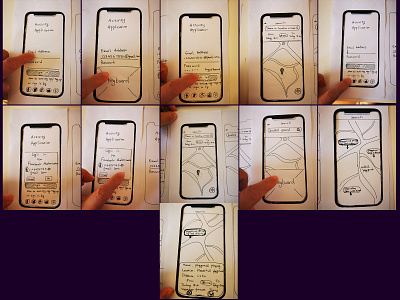 paper prototype and storyboard to quick prototype the concept app design design paper prototype storyboard ui ux